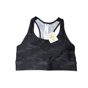 Women's Black Camo Sports Bra